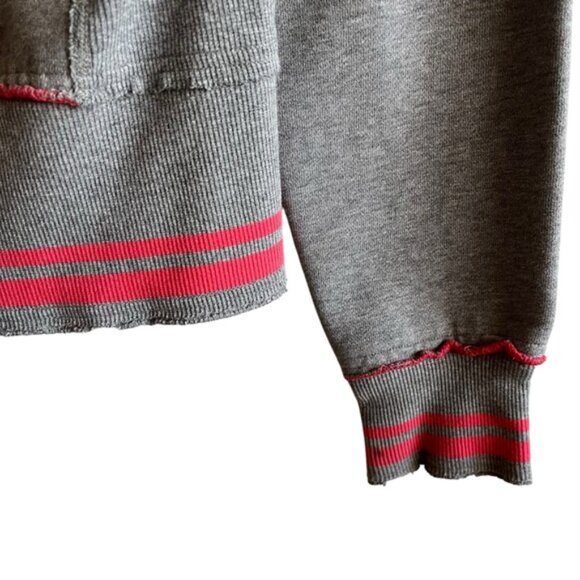 Lululemon Scuba Hoodie Size 4 Grey Pink Factory Distressed - Picture 11 of 16